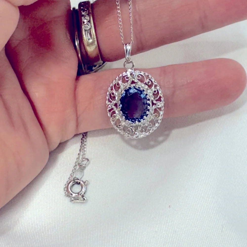 VTG sterling and amethyst set - Picture 6 of 10